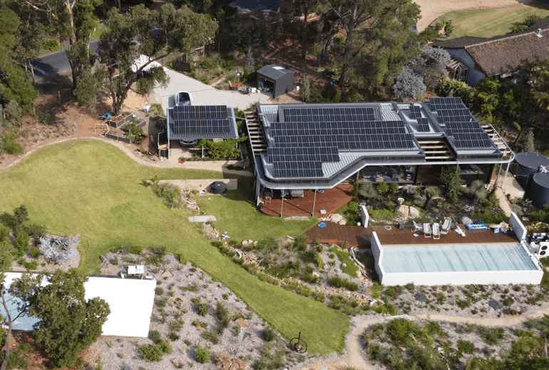 Commercial property in Melbourne with solar panels installed