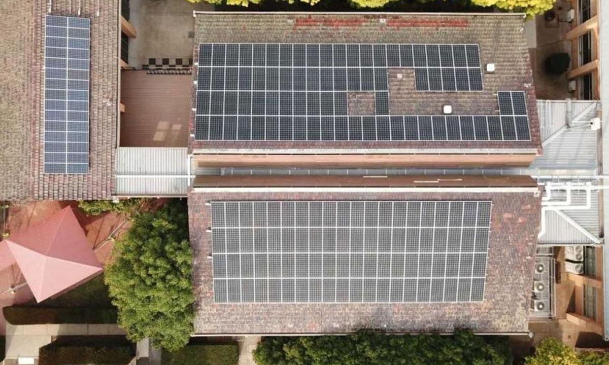 Merici College solar installation